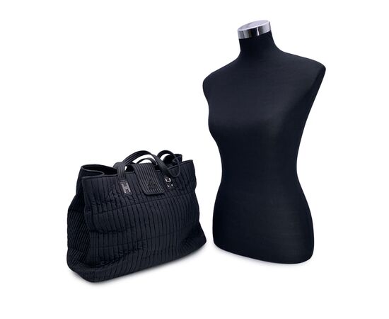 HOGAN Borsa Shopper in Tela Col. Nero M HOGAN Borsa Shopper in Tela Col. Nero M