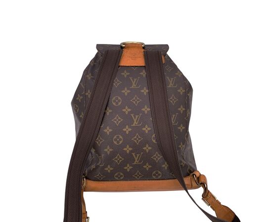 LOUIS VUITTON Zaino Vintage in Tela Col. Marrone Montsouris Vintage M LOUIS VUITTON Zaino Vintage in Tela Col. Marrone Montsouris Vintage M