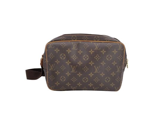 LOUIS VUITTON Borsa a Tracolla Vintage in Tela Col. Marrone Reporter M LOUIS VUITTON Borsa a Tracolla Vintage in Tela Col. Marrone Reporter M