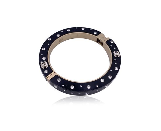 CHANEL Bracciale in Plastica Col. Nero CC CHANEL Bracciale in Plastica Col. Nero CC