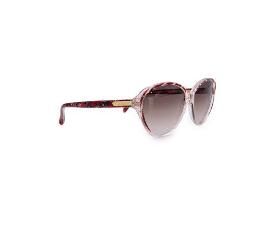 YVES SAINT LAURENT Occhiali da Sole Vintage in Acetato Col. Rosso