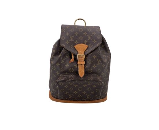 LOUIS VUITTON Zaino Vintage in Tela Col. Marrone Montsouris Vintage M LOUIS VUITTON Zaino Vintage in Tela Col. Marrone Montsouris Vintage M