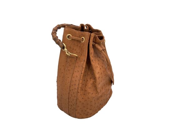 GUCCI Borsa a Mano Vintage in Pelle Col. Beige Bamboo M GUCCI Borsa a Mano Vintage in Pelle Col. Beige Bamboo M