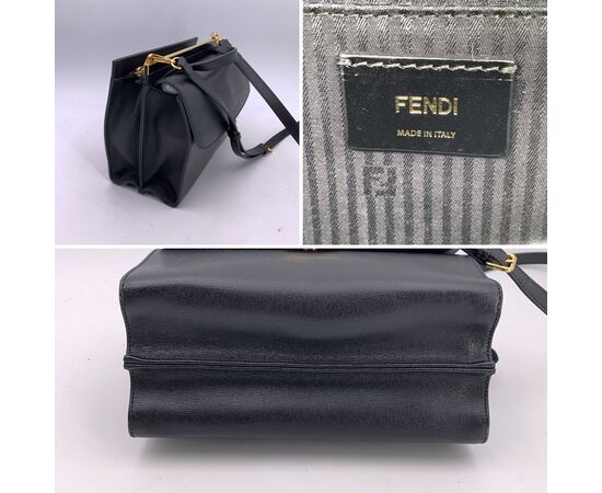 FENDI Borsa a Mano in Pelle Col. Nero Demi Jour M FENDI Borsa a Mano in Pelle Col. Nero Demi Jour M