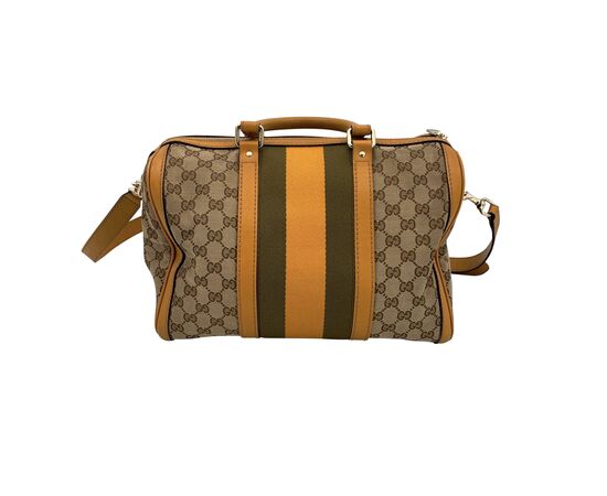 GUCCI Borsa a Mano in Tela Col. Giallo Boston M GUCCI Borsa a Mano in Tela Col. Giallo Boston M