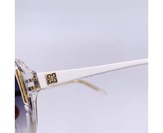 GIVENCHY Occhiali da Sole Vintage in Acetato Col. Bianco