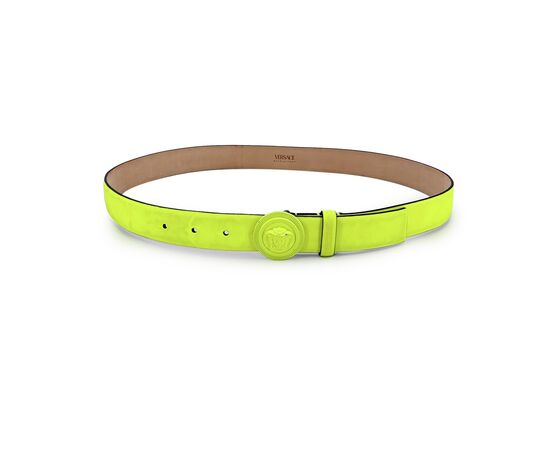 VERSACE Cintura in Pelle Col. Giallo Medusa