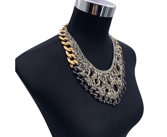 CHANEL Collana in Metallo Col. Grigio Chains CHANEL Collana in Metallo Col. Grigio Chains