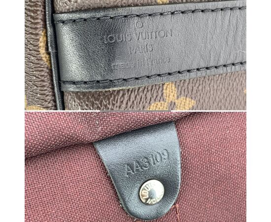 LOUIS VUITTON Borsa da Viaggio in Tela Col. Marrone Keepall L LOUIS VUITTON Borsa da Viaggio in Tela Col. Marrone Keepall L