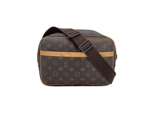 LOUIS VUITTON Borsa a Tracolla Vintage in Tela Col. Marrone Reporter M LOUIS VUITTON Borsa a Tracolla Vintage in Tela Col. Marrone Reporter M