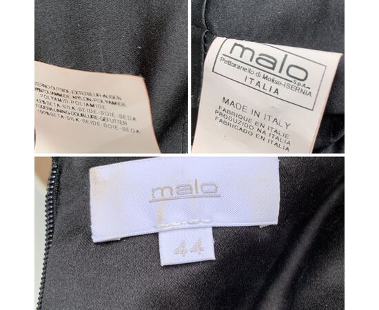 MALO Vestito in Sintetico Col. Nero 44 MALO Vestito in Sintetico Col. Nero 44