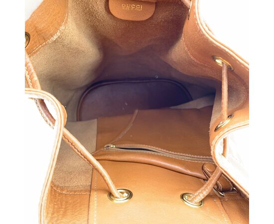 GUCCI Borsa a Mano Vintage in Pelle Col. Beige Bamboo M GUCCI Borsa a Mano Vintage in Pelle Col. Beige Bamboo M