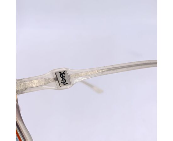YVES SAINT LAURENT Occhiali da Sole Vintage in Acetato Col. Arancione