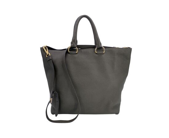 PRADA Borsa Shopper in Pelle Col. Verde L PRADA Borsa Shopper in Pelle Col. Verde L