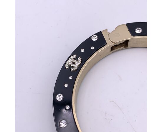 CHANEL Bracciale in Plastica Col. Nero CC CHANEL Bracciale in Plastica Col. Nero CC