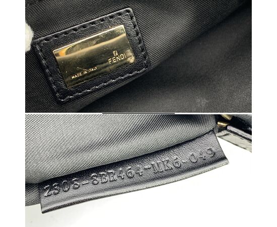 FENDI Borsa a Tracolla in Pelle Col. Nero Chef S FENDI Borsa a Tracolla in Pelle Col. Nero Chef S