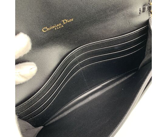 DIOR Portafoglio in Pelle Col. Nero Saddle Wallet On Chain S DIOR Portafoglio in Pelle Col. Nero Saddle Wallet On Chain S