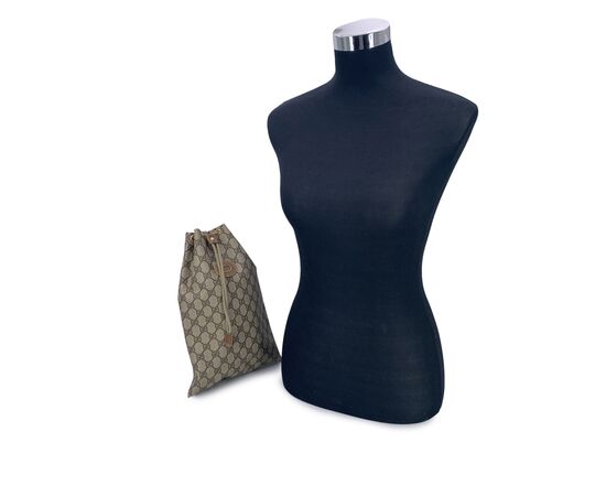 GUCCI Pochette Vintage in Tela Col. Beige Ophidia S