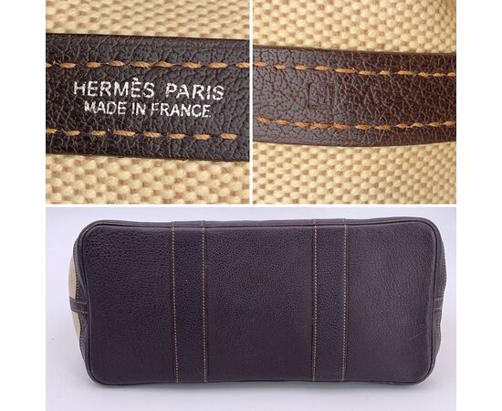 HERMES Borsa Shopper in Tela Col. Beige Garden Party M