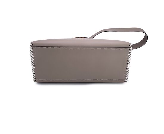 FENDI Borsa Shopper in Pelle Col. Grigio Sunshine M