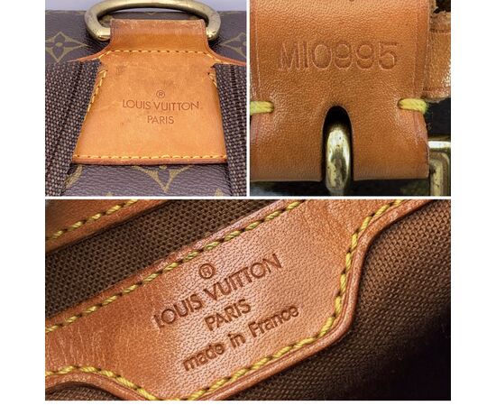 LOUIS VUITTON Zaino Vintage in Tela Col. Marrone Montsouris Vintage M LOUIS VUITTON Zaino Vintage in Tela Col. Marrone Montsouris Vintage M