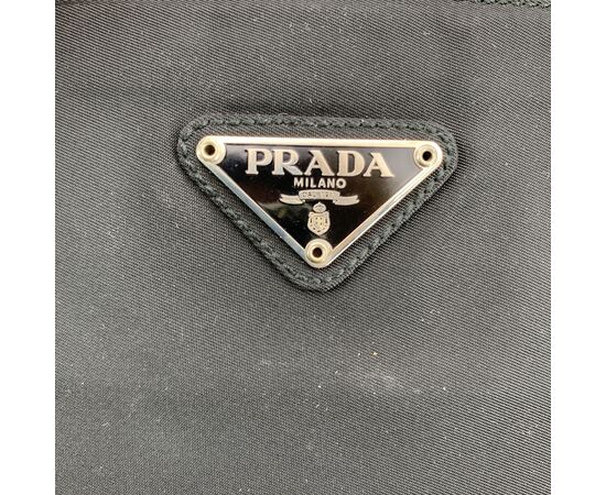 PRADA Borsa Shopper Vintage in Tela Col. Nero Tessuto M PRADA Borsa Shopper Vintage in Tela Col. Nero Tessuto M