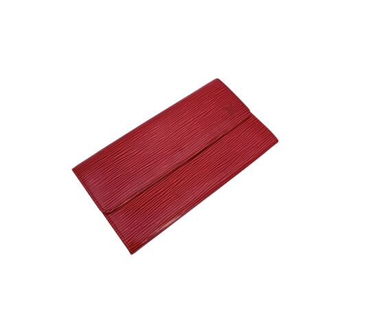 LOUIS VUITTON Portafoglio Vintage in Pelle Col. Rosso Sarah M LOUIS VUITTON Portafoglio Vintage in Pelle Col. Rosso Sarah M