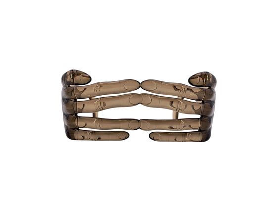 JEREMY SCOTT Occhiali da Sole in Plastica Col. Marrone