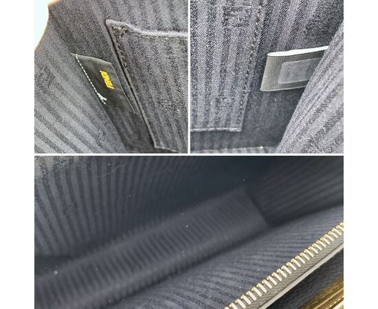 FENDI Borsa a Mano in Pelle Col. Nero Demi Jour M FENDI Borsa a Mano in Pelle Col. Nero Demi Jour M