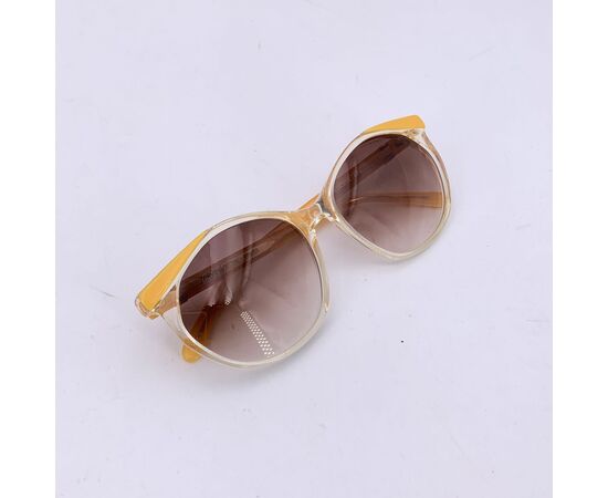 YVES SAINT LAURENT Occhiali da Sole Vintage in Acetato Col. Giallo