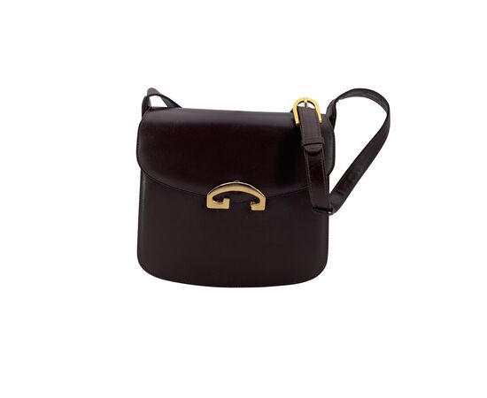 GUCCI Borsa a Tracolla Vintage in Pelle Col. Marrone M GUCCI Borsa a Tracolla Vintage in Pelle Col. Marrone M