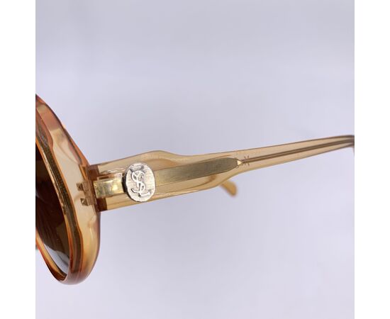 YVES SAINT LAURENT Occhiali da Sole Vintage in Acetato Col. Arancione