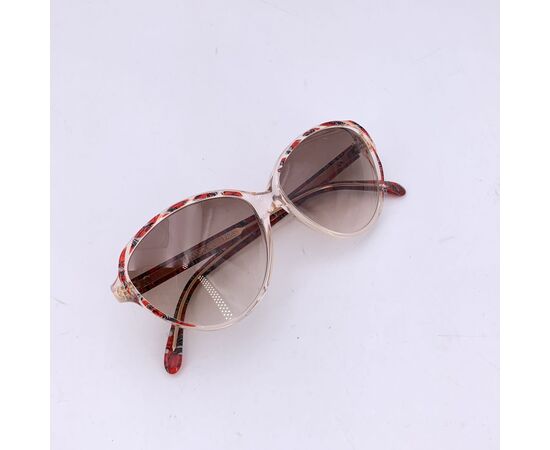 YVES SAINT LAURENT Occhiali da Sole Vintage in Acetato Col. Rosso