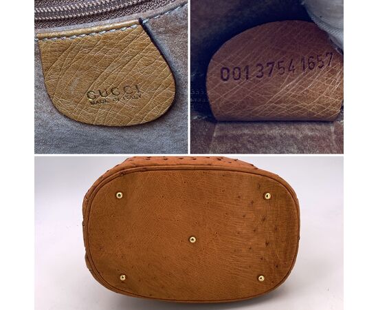 GUCCI Borsa a Mano Vintage in Pelle Col. Beige Bamboo M GUCCI Borsa a Mano Vintage in Pelle Col. Beige Bamboo M