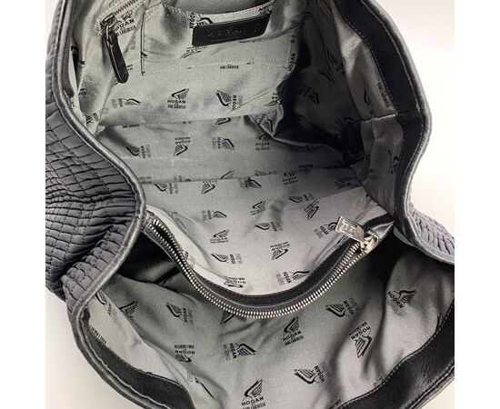 HOGAN Borsa Shopper in Tela Col. Nero M HOGAN Borsa Shopper in Tela Col. Nero M