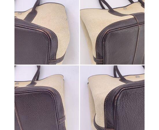 HERMES Borsa Shopper in Tela Col. Beige Garden Party M