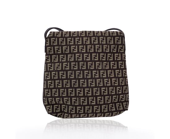 FENDI Borsa a Tracolla in Tela Col. Marrone FF S FENDI Borsa a Tracolla in Tela Col. Marrone FF S