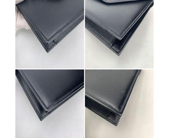 YVES SAINT LAURENT Pochette Vintage in Pelle Col. Nero S YVES SAINT LAURENT Pochette Vintage in Pelle Col. Nero S