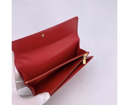 LOUIS VUITTON Portafoglio Vintage in Pelle Col. Rosso Sarah M LOUIS VUITTON Portafoglio Vintage in Pelle Col. Rosso Sarah M