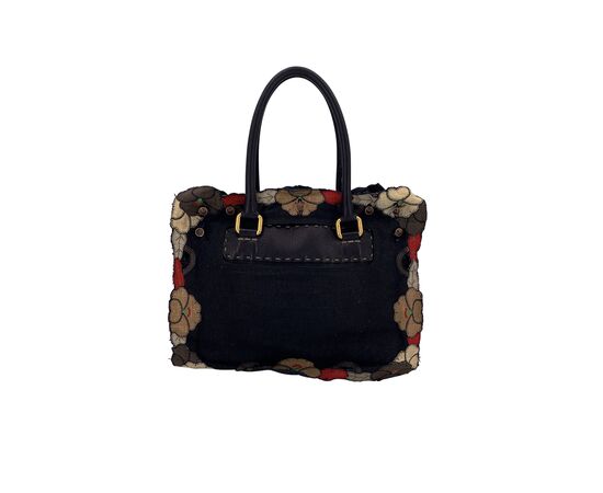 FENDI Borsa a Mano in Tela Col. Nero M FENDI Borsa a Mano in Tela Col. Nero M