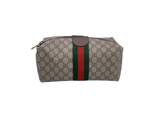 GUCCI Pochette Vintage in Tela Col. Beige Ophidia M GUCCI Pochette Vintage in Tela Col. Beige Ophidia M