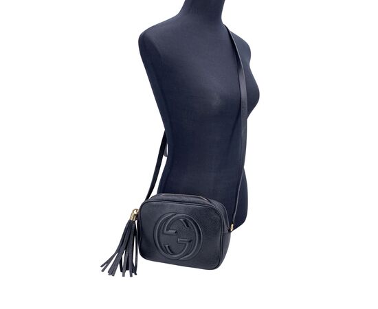 GUCCI Borsa a Tracolla in Pelle Col. Nero Soho S GUCCI Borsa a Tracolla in Pelle Col. Nero Soho S