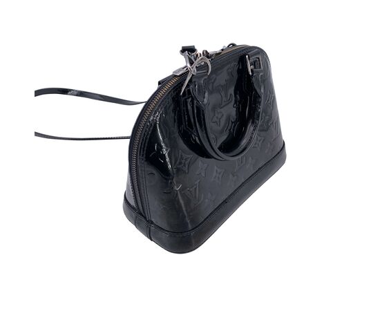 LOUIS VUITTON Borsa a Mano in Pelle Lucida Col. Nero Alma BB M