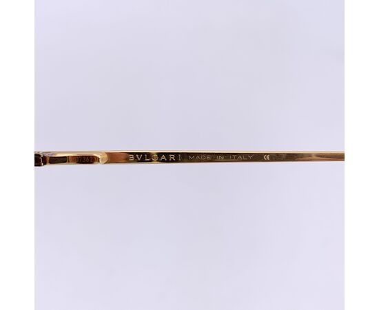 BVLGARI Occhiali da Sole in Metallo Col. Oro