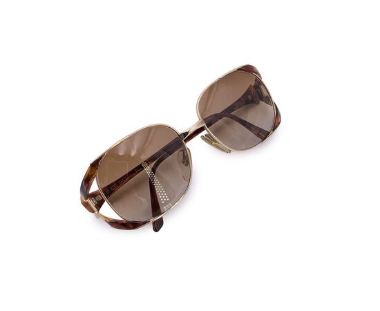 DIOR Occhiali da Sole Vintage in Metallo Col. Oro