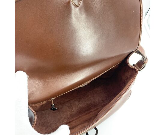 GUCCI Borsa a Tracolla Vintage in Pelle Col. Marrone M GUCCI Borsa a Tracolla Vintage in Pelle Col. Marrone M