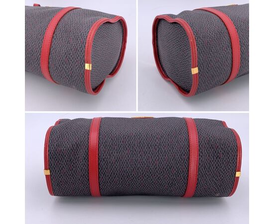 YVES SAINT LAURENT Borsa a Mano in Tela Col. Grigio M