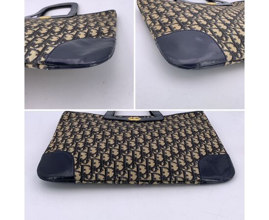 DIOR Borsa Shopper Vintage in Tela Col. Blu M