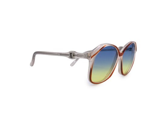 YVES SAINT LAURENT Occhiali da Sole Vintage in Acetato Col. Bianco