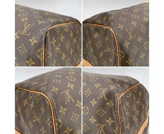 LOUIS VUITTON Borsa da Viaggio Vintage in Tela Col. Marrone Keepall L